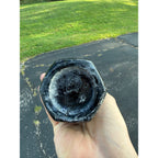 1800s Gutsch Brew Co Sheboygan WI Brown Blob Top Beer Bottle W Hexagonal Base