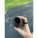 1800s Gutsch Brew Co Sheboygan WI Brown Blob Top Beer Bottle W Hexagonal Base