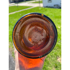 Antique Milwaukee Pickle Fruit Jar 9.75" Advertising Wauwatosa Wisconsin Bottle Amber