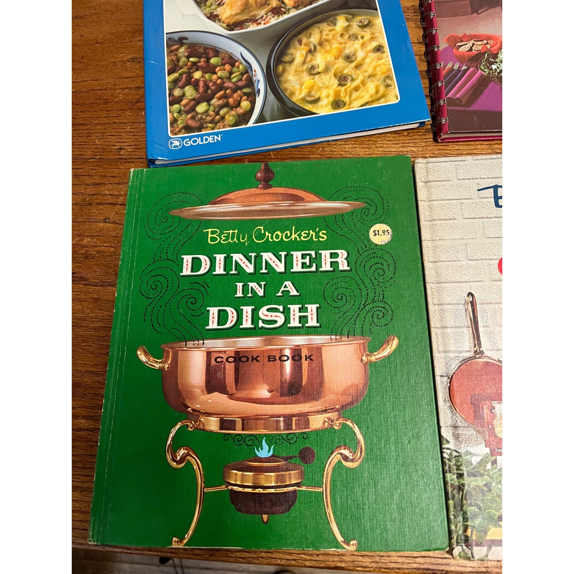 Vintage Betty Crocker Recipe Cookbooks Lot (5) Dinner Parties Good & Easy ++