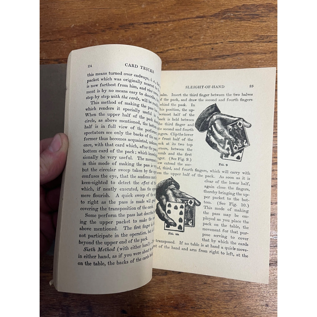 1928 Card Tricks Magic Magician by Professor Romanoff 151 Page Book