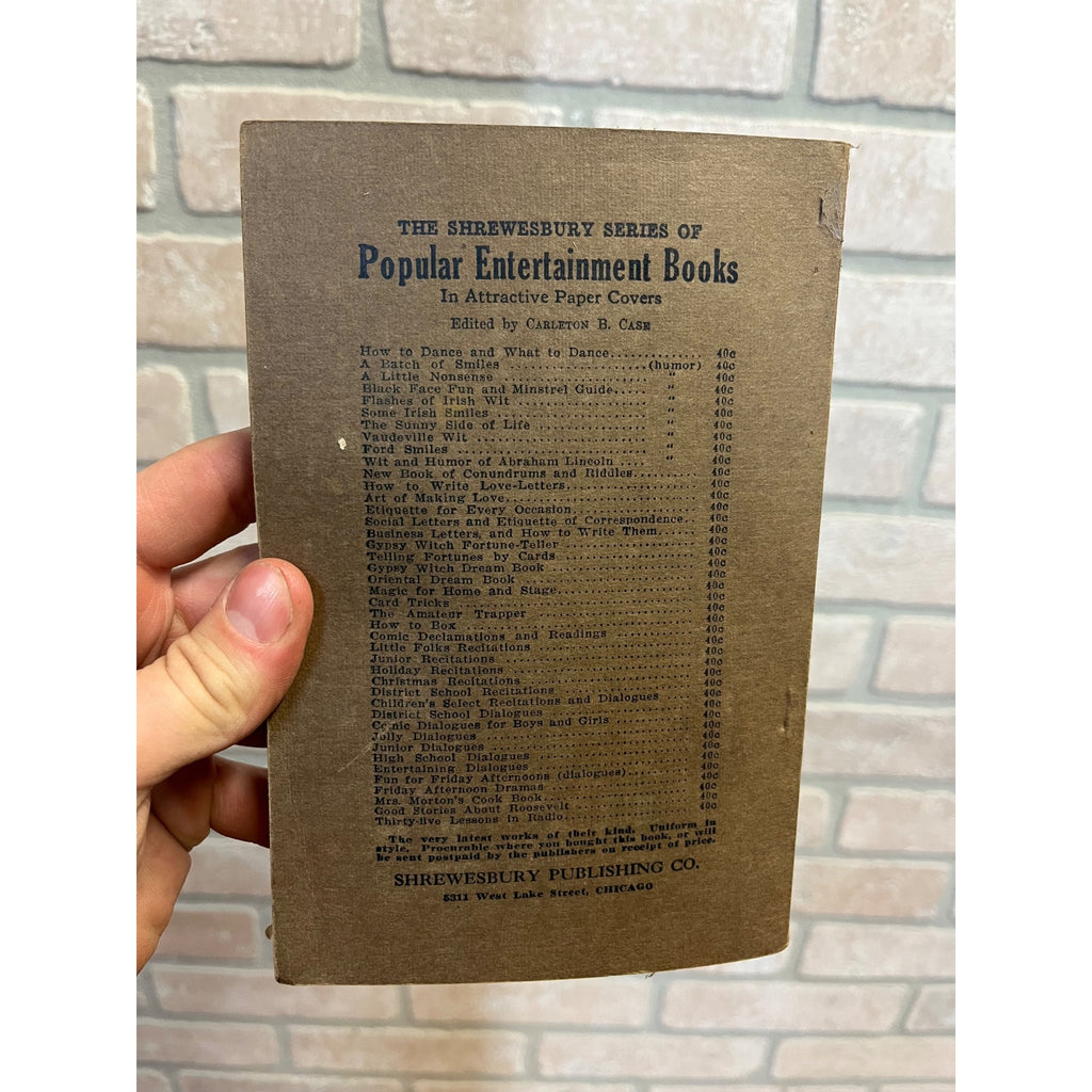 1928 Card Tricks Magic Magician by Professor Romanoff 151 Page Book