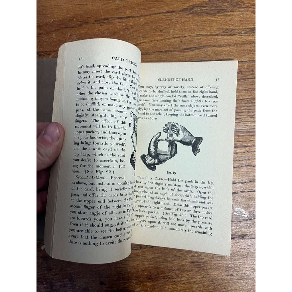 1928 Card Tricks Magic Magician by Professor Romanoff 151 Page Book