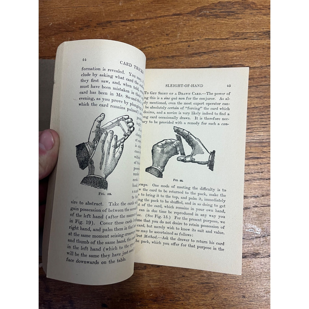 1928 Card Tricks Magic Magician by Professor Romanoff 151 Page Book