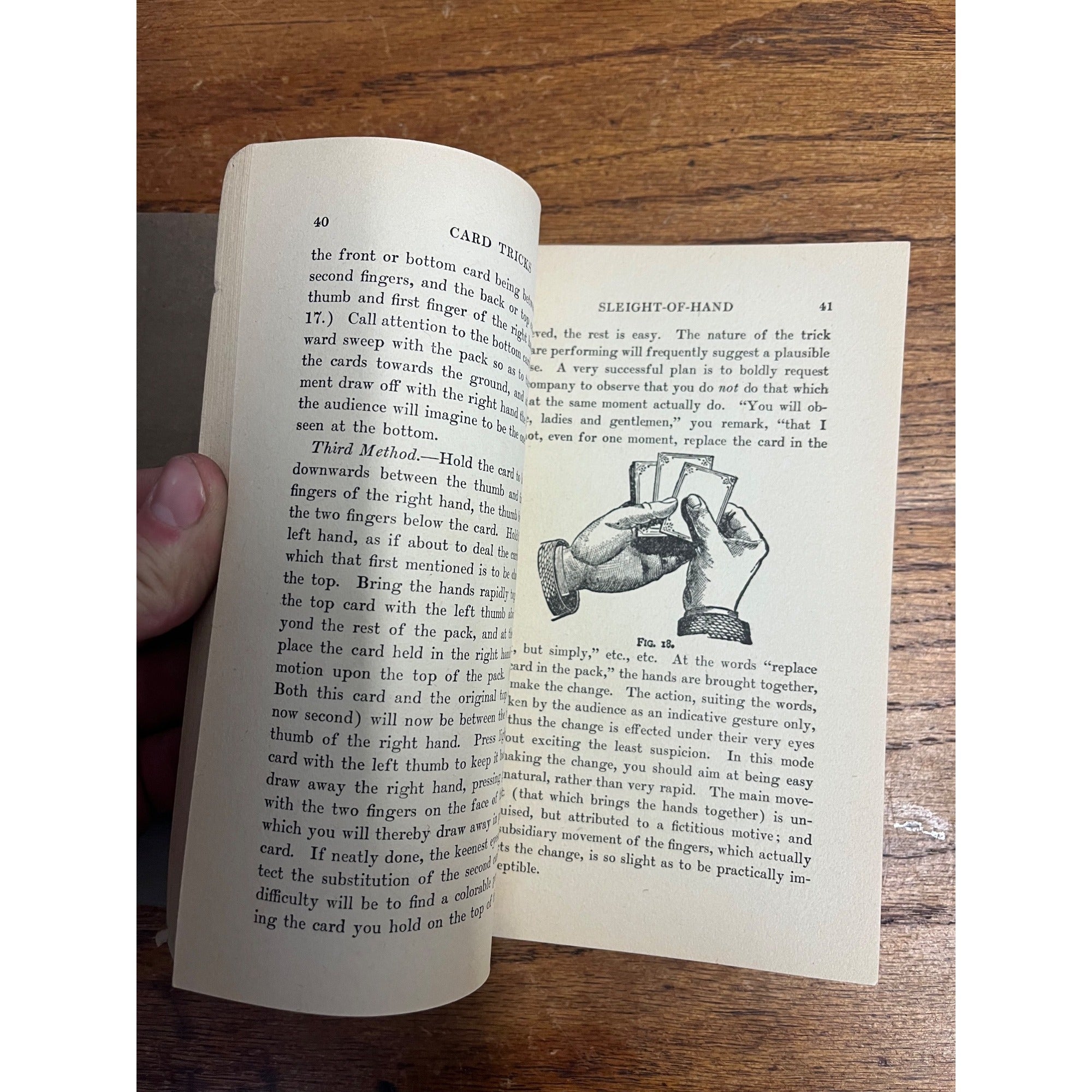1928 Card Tricks Magic Magician by Professor Romanoff 151 Page Book