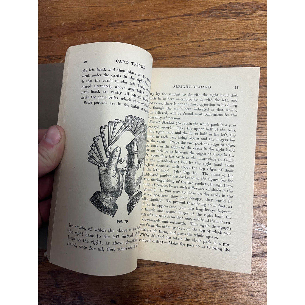 1928 Card Tricks Magic Magician by Professor Romanoff 151 Page Book