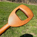 Antique Primitive Hand Carved Wooden Grain Scoop Shovel Farm Tool Rustic Decor