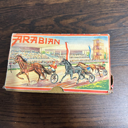 Vintage 1950s Arabian Racing Horse Windup Toy DGM West Germany + Box