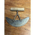 Antique Primitive Cast Steel Food Chopper Dough Cutter Kitchen Decor