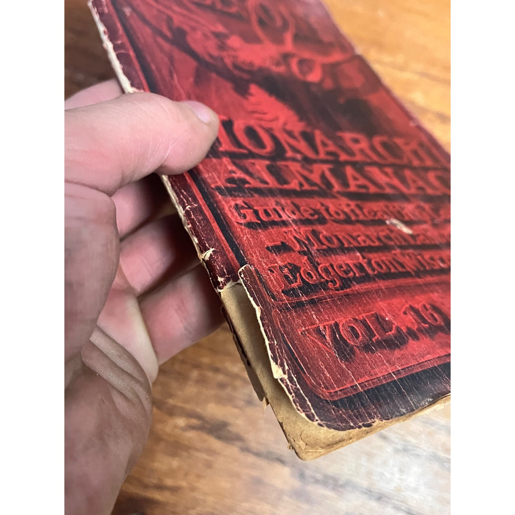 Willson's Monarch Remedies 1907 Almanac Guide to Health Cooking - Edgerton, WI