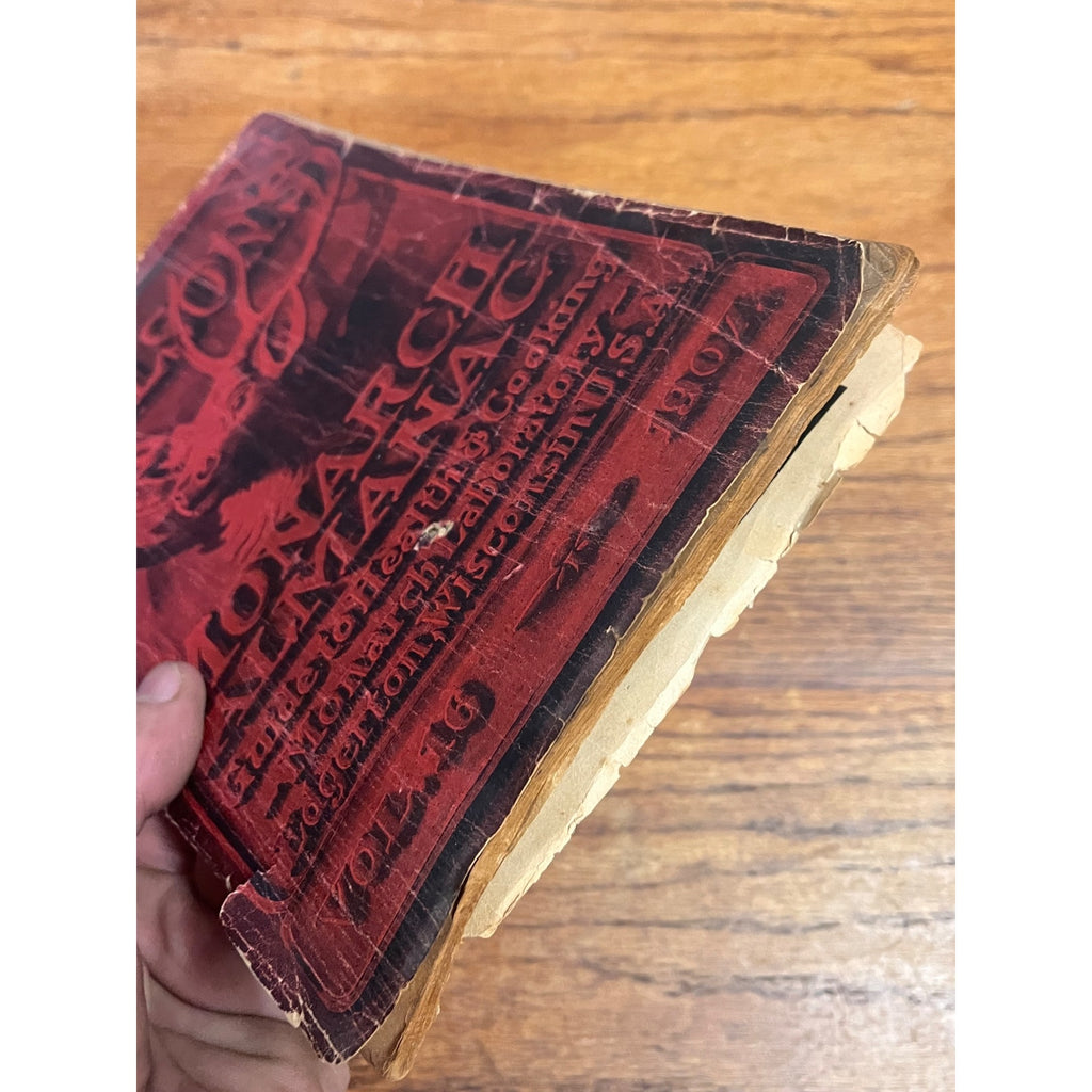 Willson's Monarch Remedies 1907 Almanac Guide to Health Cooking - Edgerton, WI