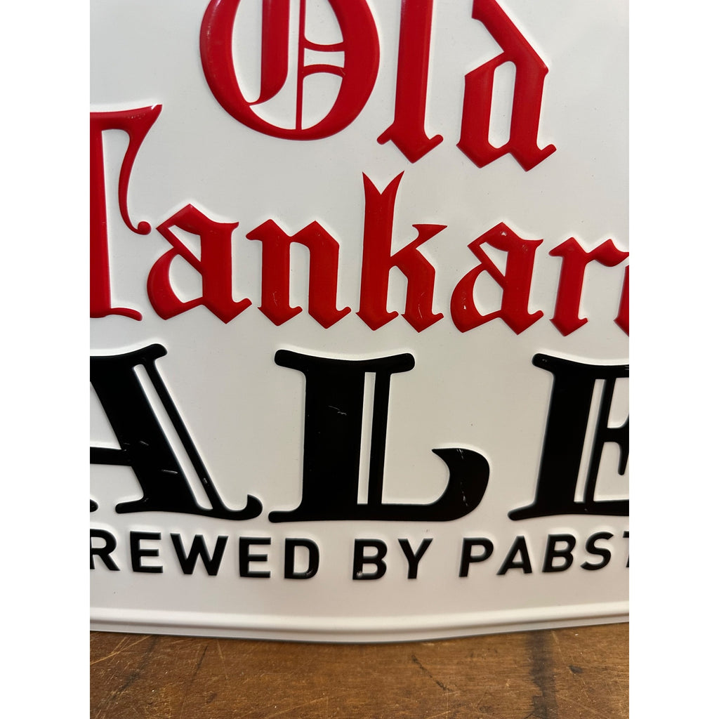 PABST OLD TANKARD ALE BEER METAL TIN SIGN 16 x 24 EMBOSSED