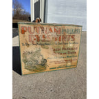 Vintage Putnam Fadeless Dyes & Tints Store Display Advertising Cabinet Sign