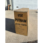 Vintage Putnam Fadeless Dyes & Tints Store Display Advertising Cabinet Sign