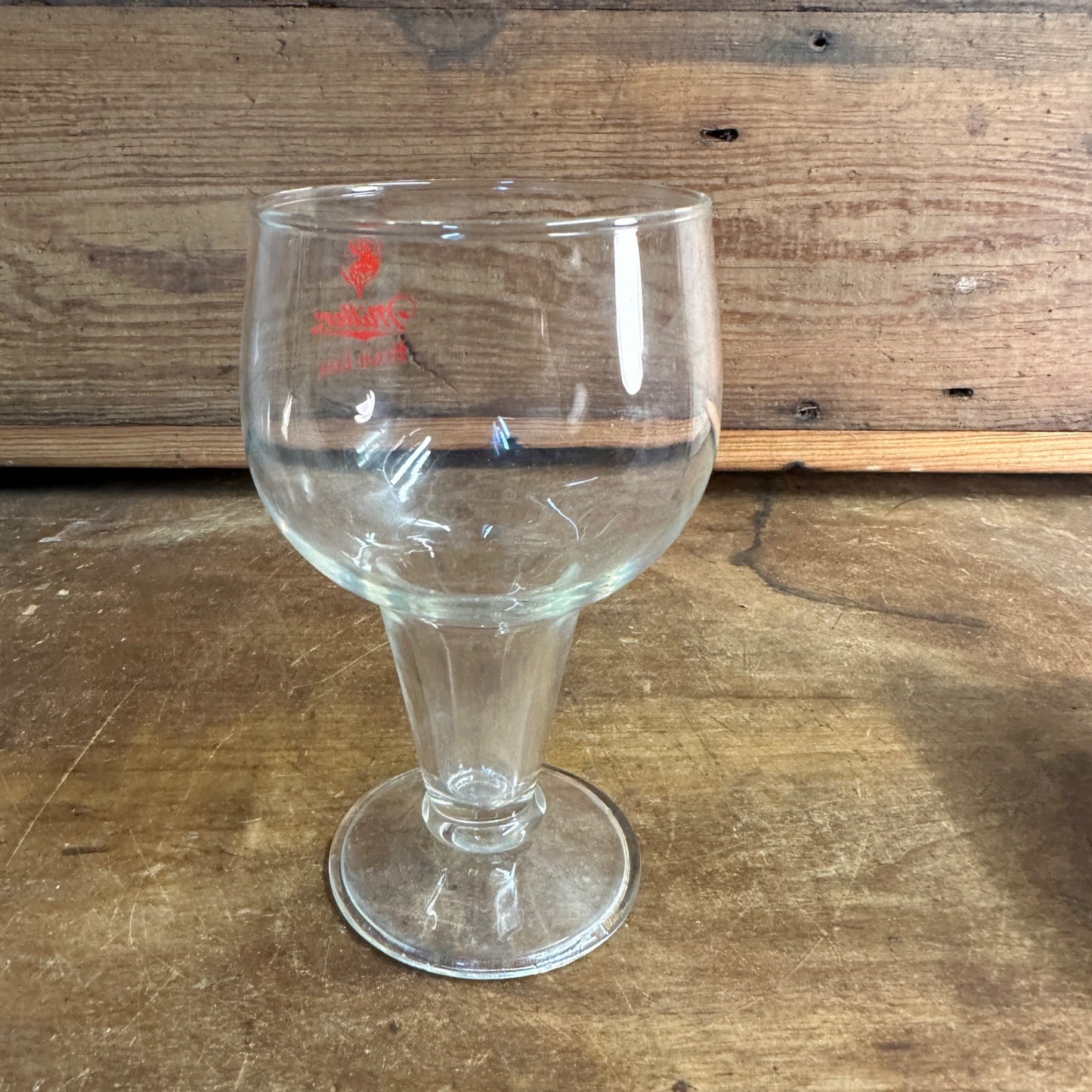 MILLER HIGH LIFE LADY ON THE MOON GOBLET PUB STEM GLASS