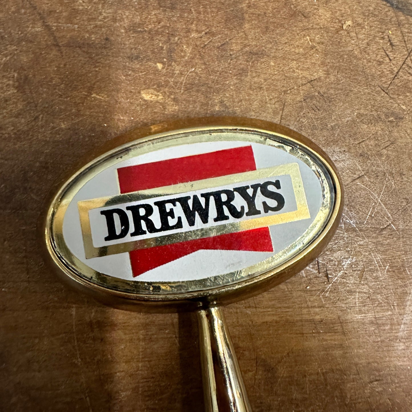 VINTAGE DREWRYS BEER TAP KNOB ORIGINAL BREWERY SOUTH BEND INDIANA