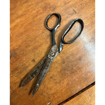 VINTAGE RELIANCE COMPTON U SET 9" TAILOR SHEARS SCISSORS NJ USA PAT'D 1938