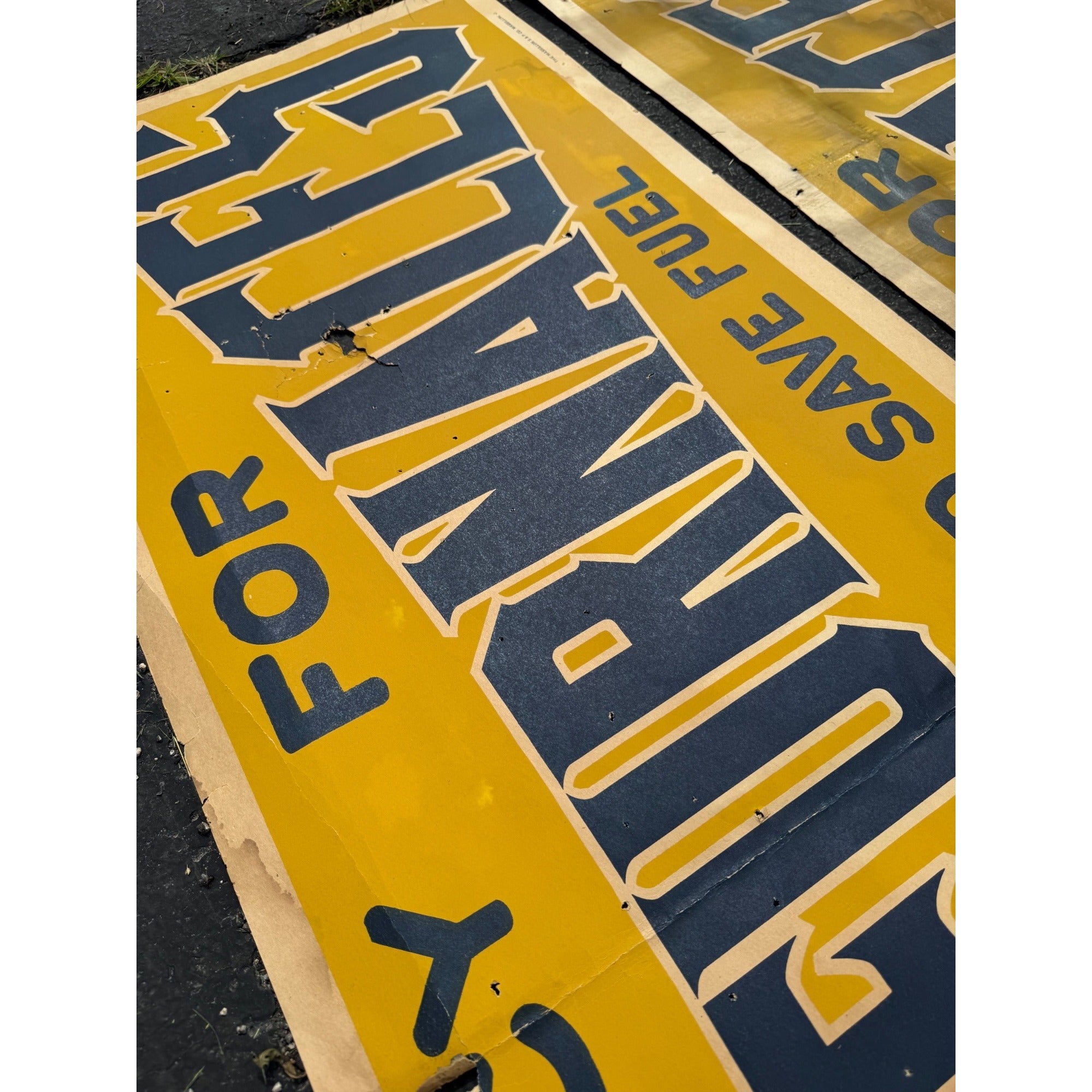 (3) RARE Vintage Early 1900s Jewel Furnaces Stoves Advertising Banner Sign Detroit