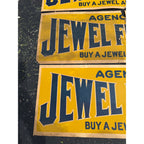 (3) RARE Vintage Early 1900s Jewel Furnaces Stoves Advertising Banner Sign Detroit