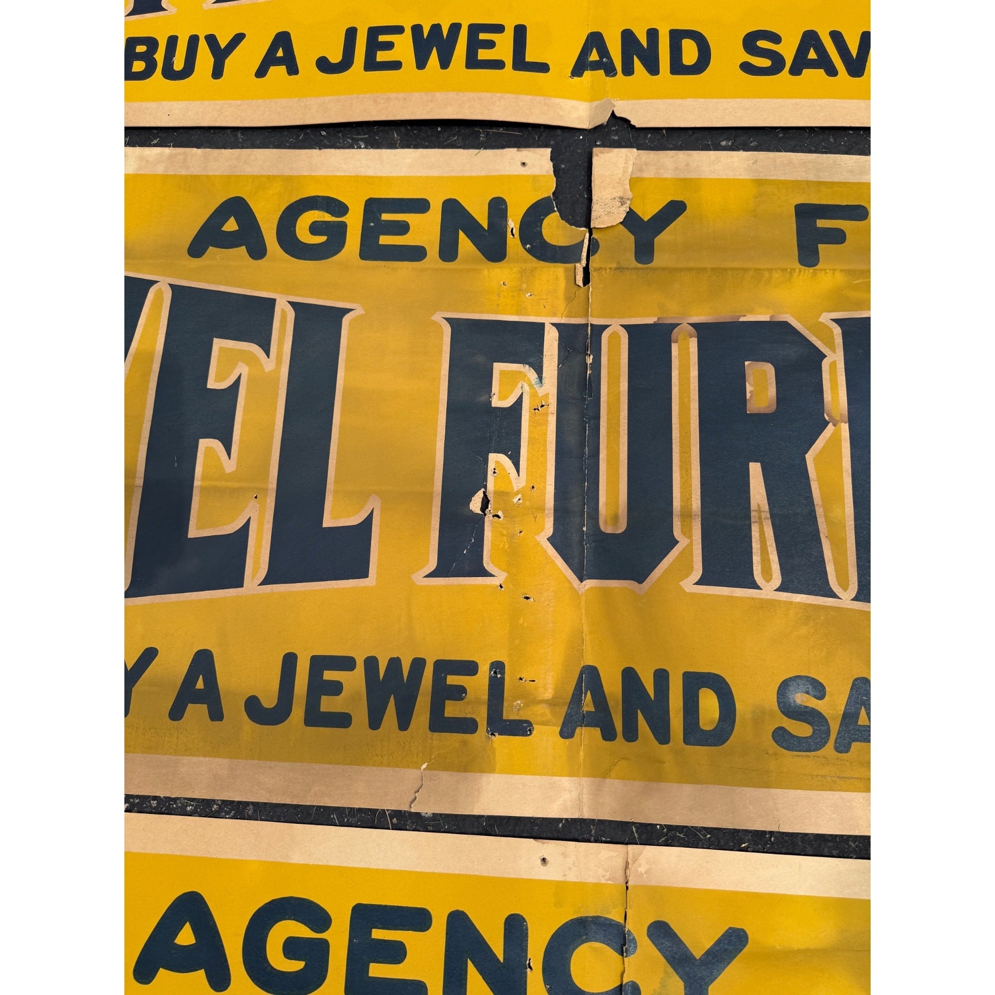 (3) RARE Vintage Early 1900s Jewel Furnaces Stoves Advertising Banner Sign Detroit