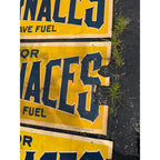 (3) RARE Vintage Early 1900s Jewel Furnaces Stoves Advertising Banner Sign Detroit