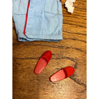 Vintage 1960s Ideal Tammy Doll Family Ted Dad Outfit Bathrobe & Slippers 9457-3