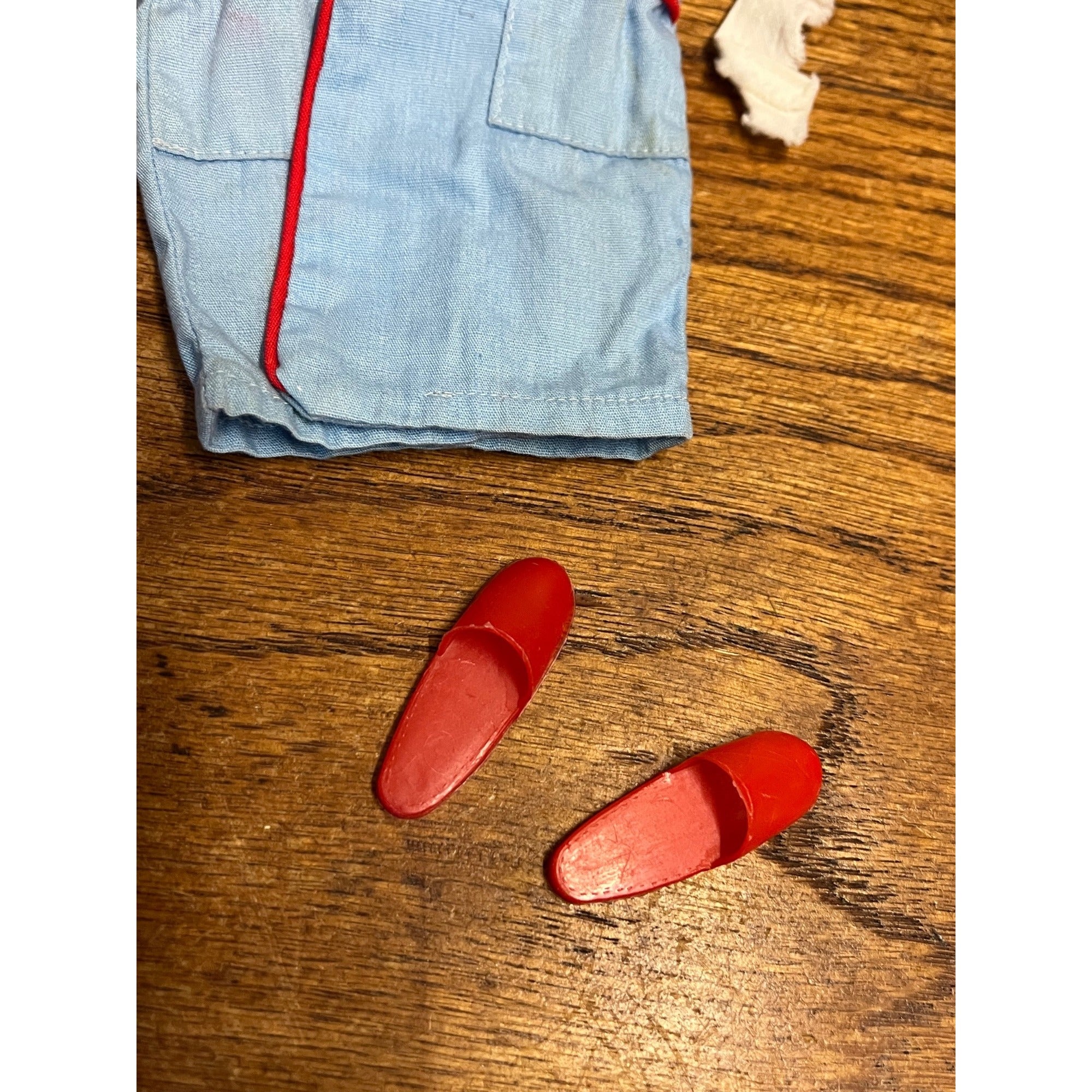 Vintage 1960s Ideal Tammy Doll Family Ted Dad Outfit Bathrobe & Slippers 9457-3