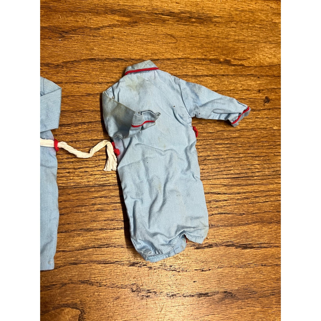 Vintage 1960s Ideal Tammy Doll Family Ted Dad Outfit Bathrobe & Slippers 9457-3