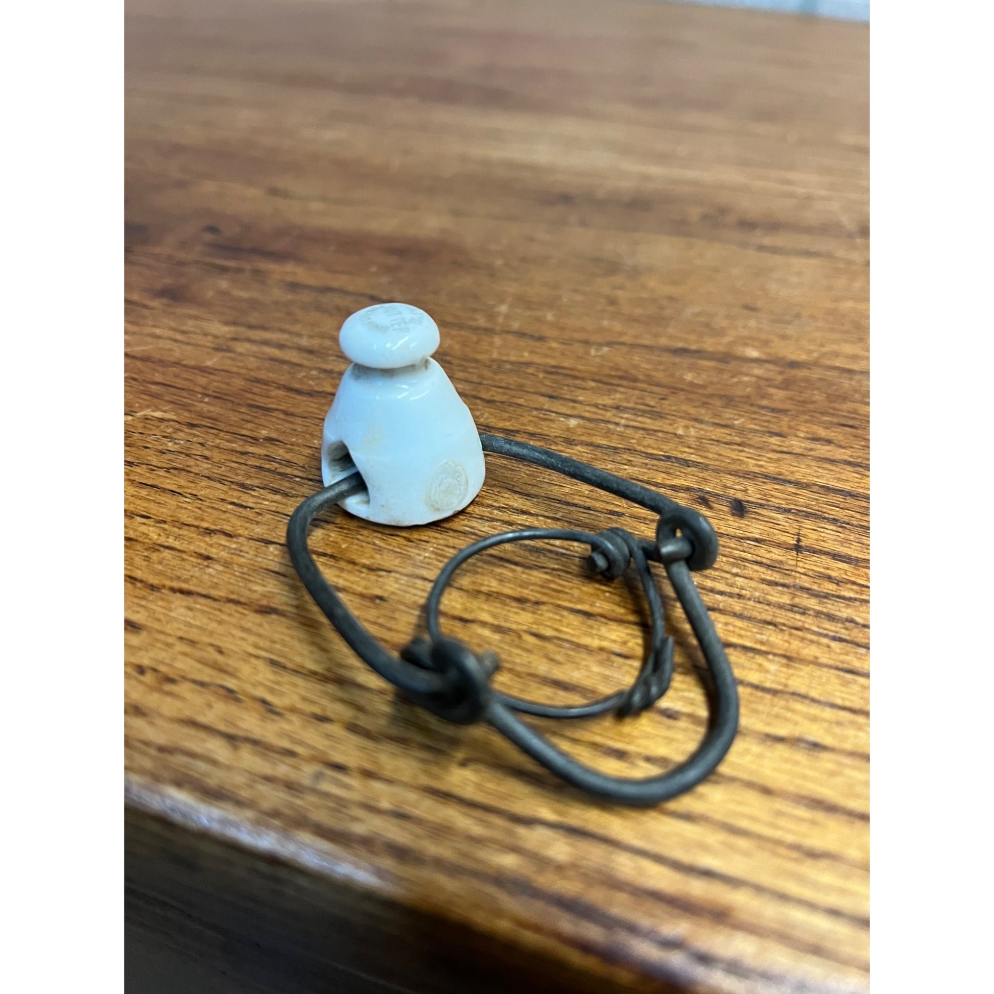 Vintage Pre-Prohibition 1890s Pabst Milwaukee Beer Porcelain Bottle Stopper