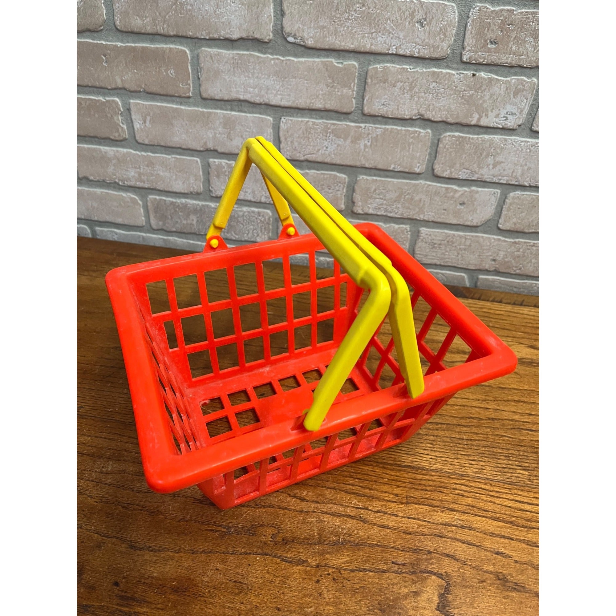 Vintage 1980s Child's Toy Shopping Grocery Cart Basket - Gay Toys Inc