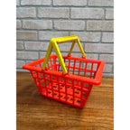 Vintage 1980s Child's Toy Shopping Grocery Cart Basket - Gay Toys Inc