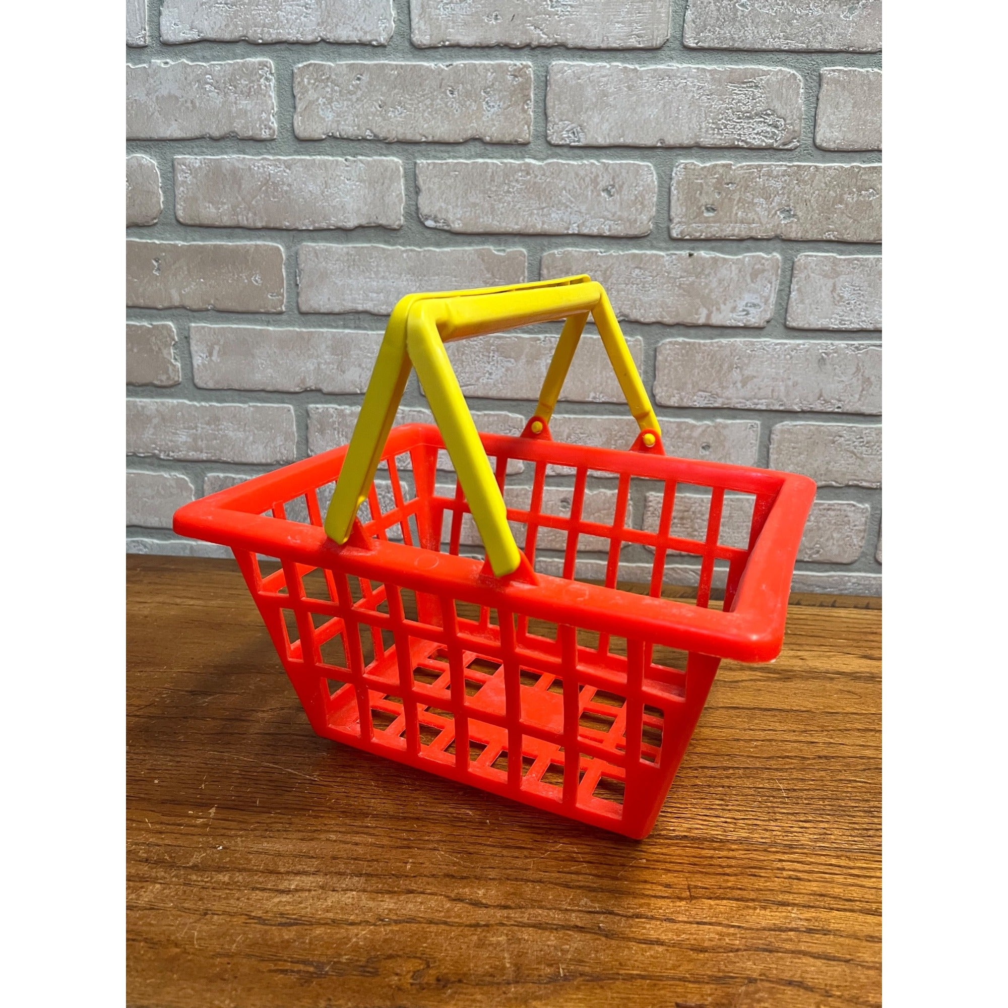 Vintage 1980s Child's Toy Shopping Grocery Cart Basket - Gay Toys Inc