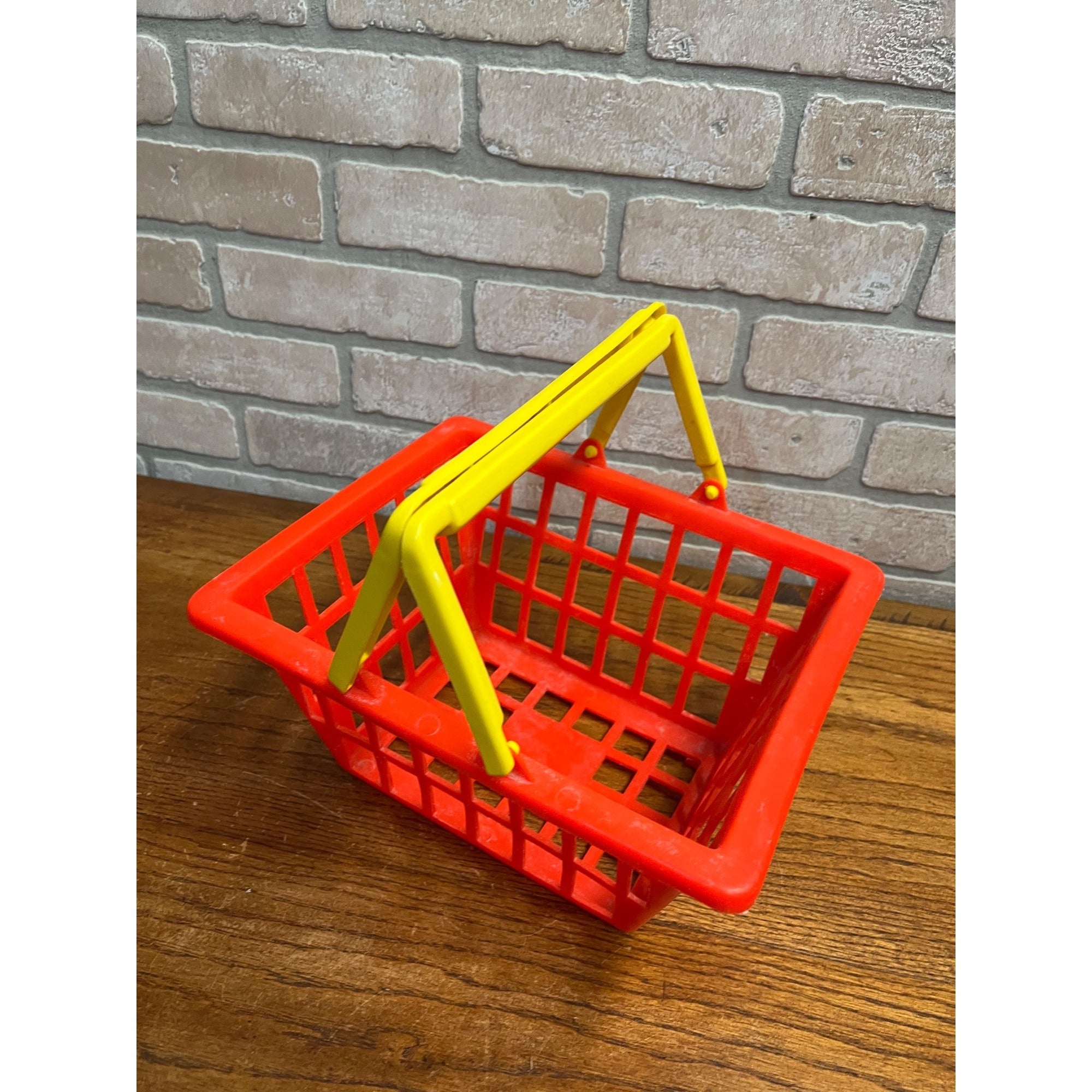 Vintage 1980s Child's Toy Shopping Grocery Cart Basket - Gay Toys Inc