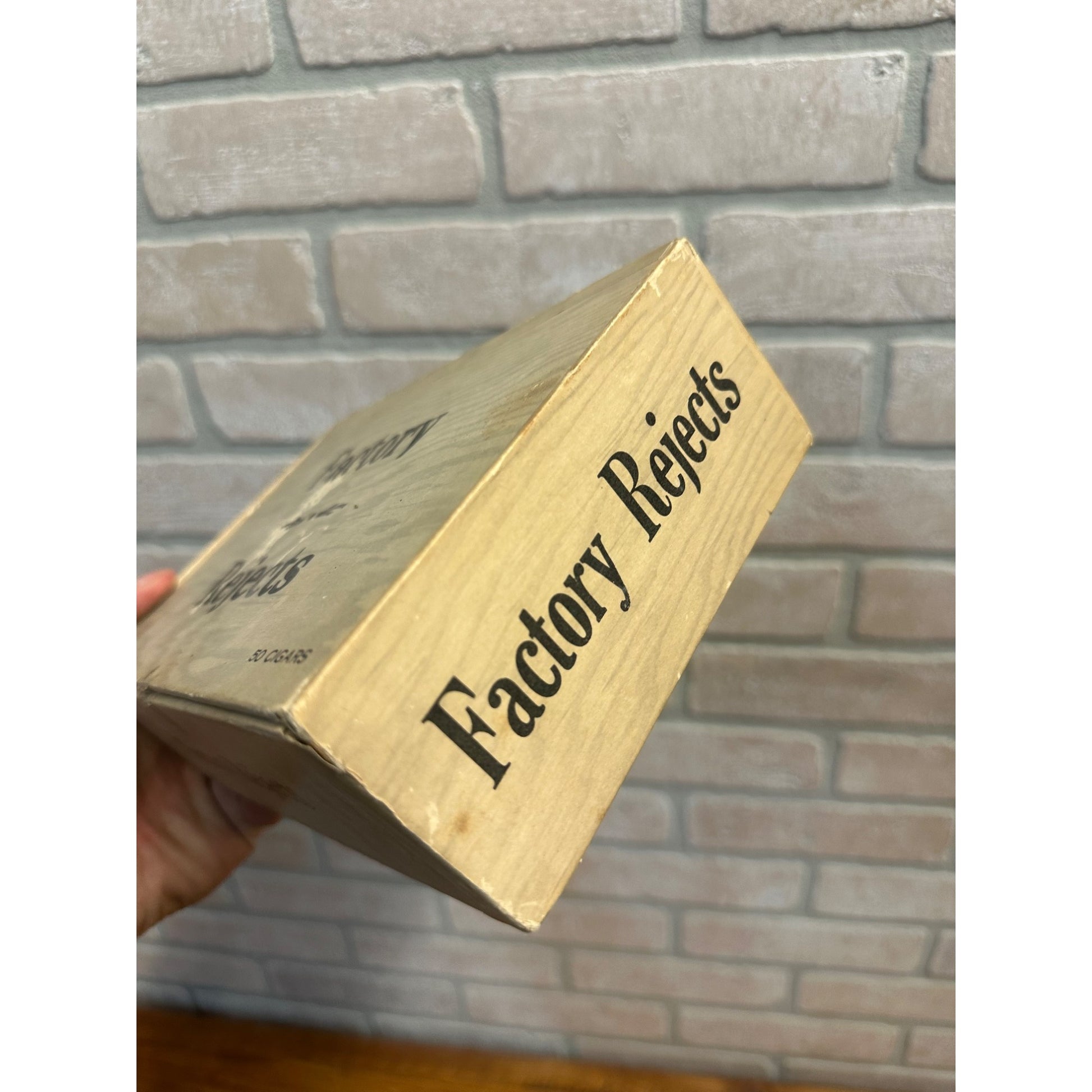Vintage Factory Rejects Cigar Box Pressed Cardboard Advertising FX Smith's Sons Co.