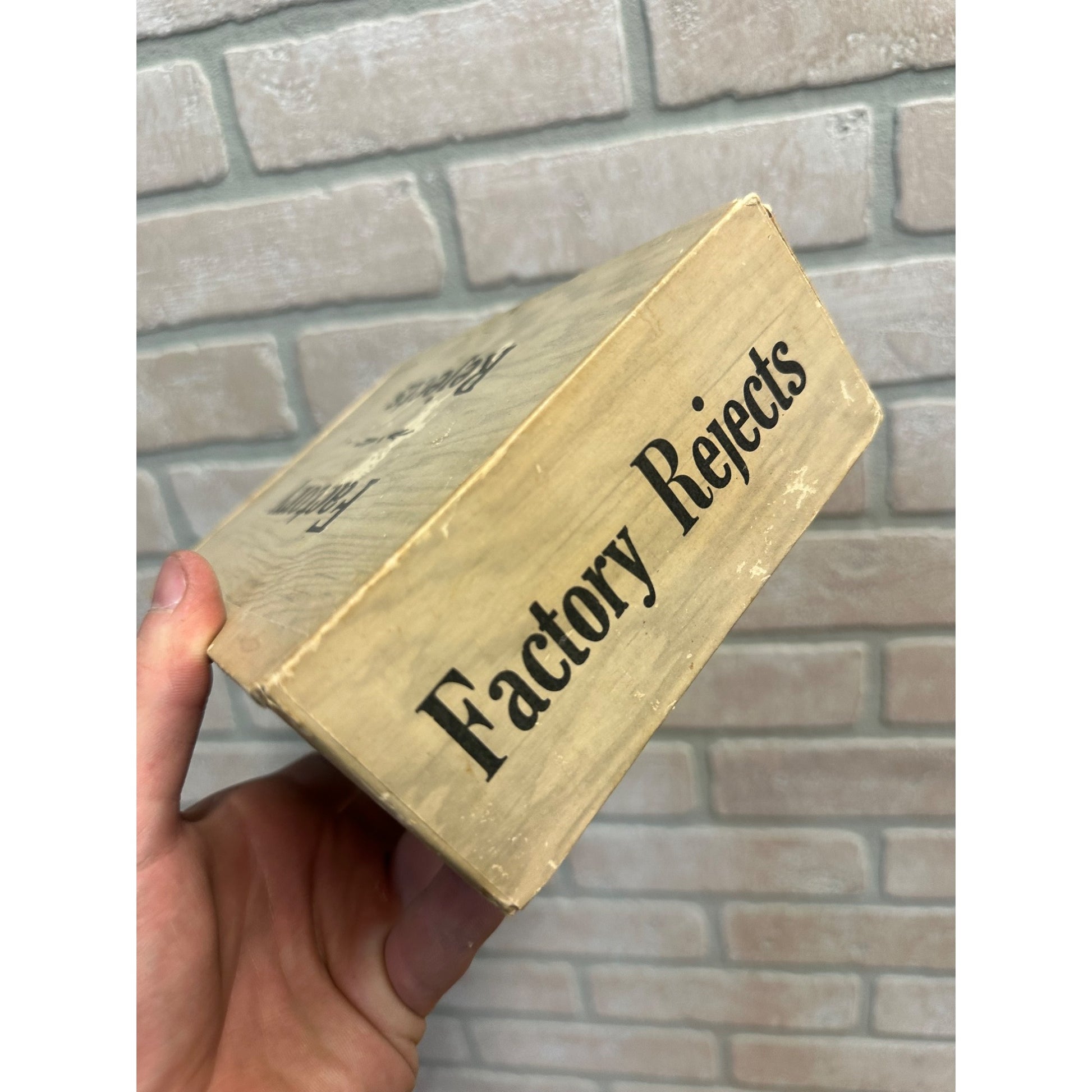 Vintage Factory Rejects Cigar Box Pressed Cardboard Advertising FX Smith's Sons Co.