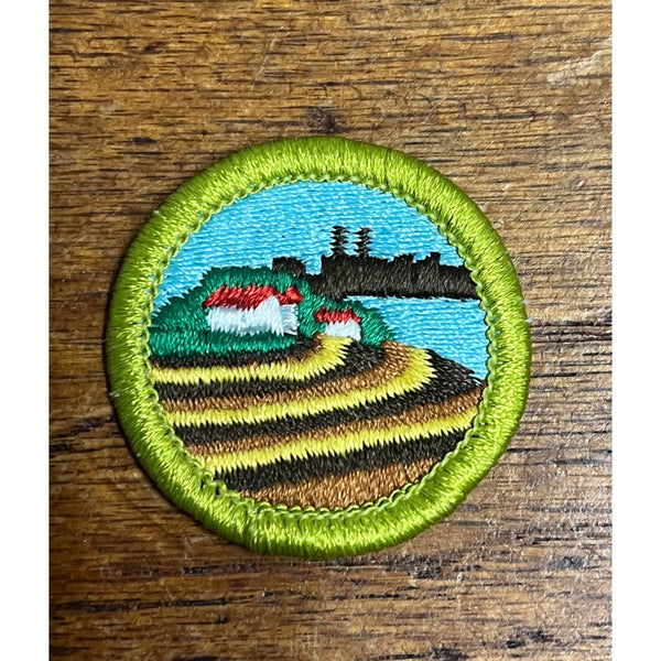 Vintage Soil and Water Conservation Merit Badge Boy Scouts of America BSA Patch