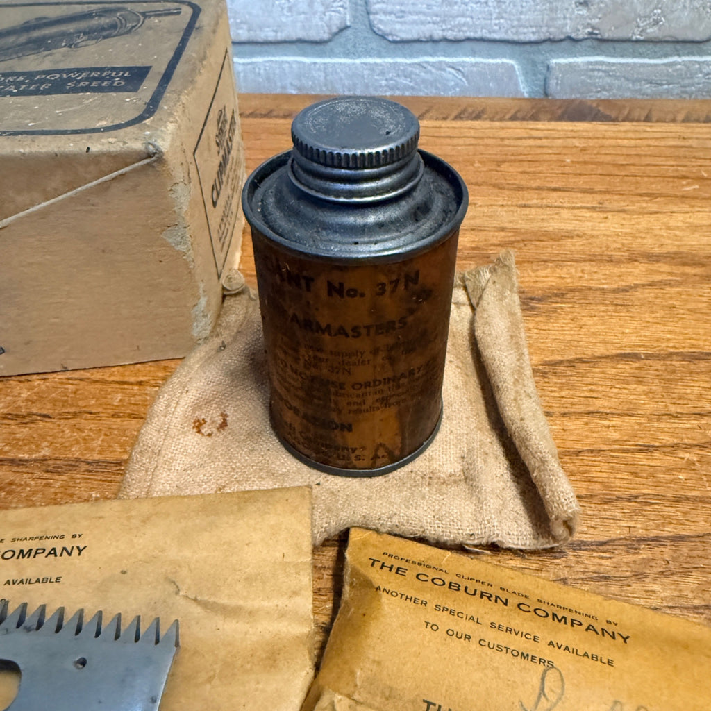 Vintage Sunbeam Stewart Electric Clipmaster Livestock Hair Trimming Device Original Box Works