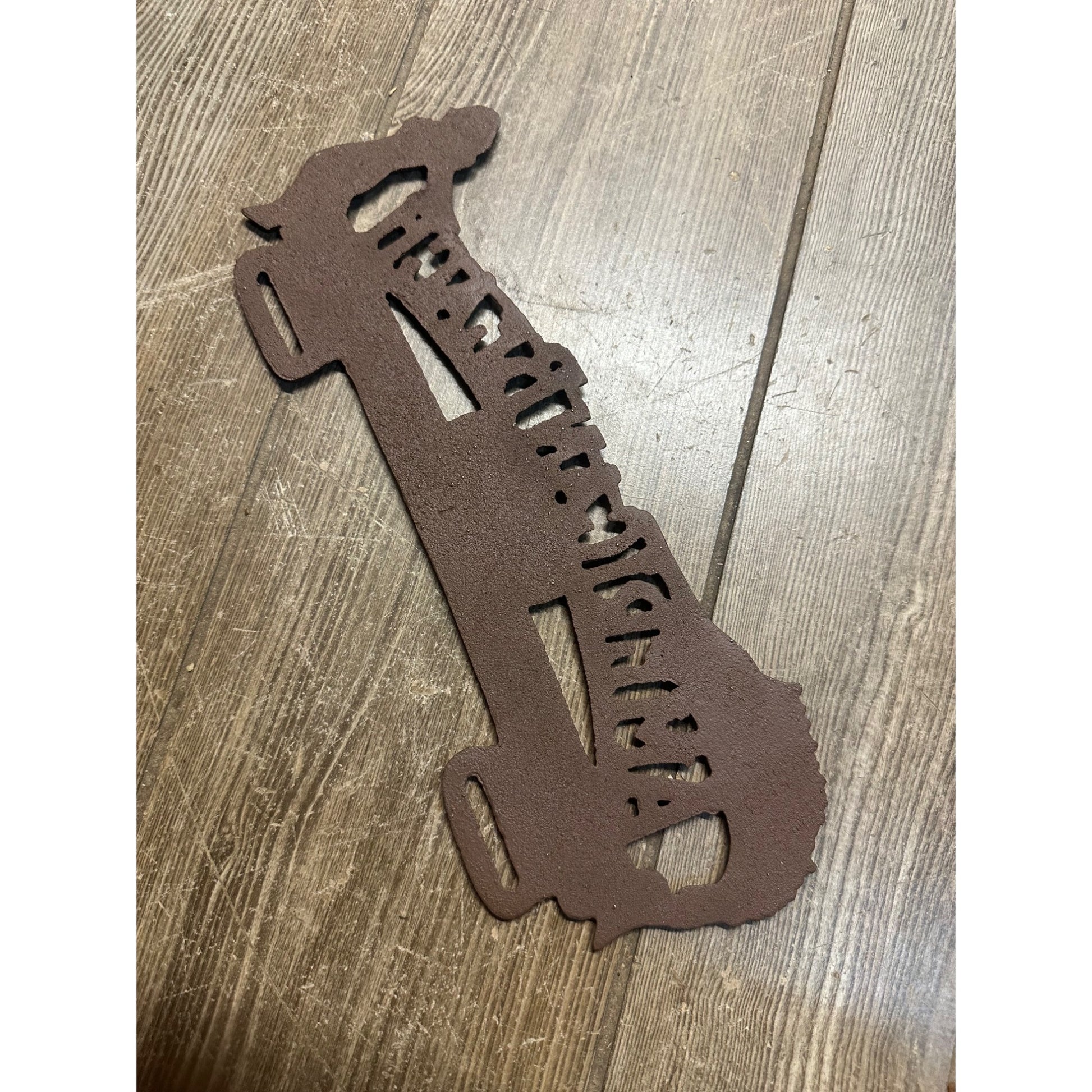 Cast Iron American Beach Florida Ocean Playground License Plate Topper