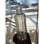 L. Werrbach c1890s Milwaukee Wis Embossed Soda Bottle Blob Top Hutchinson