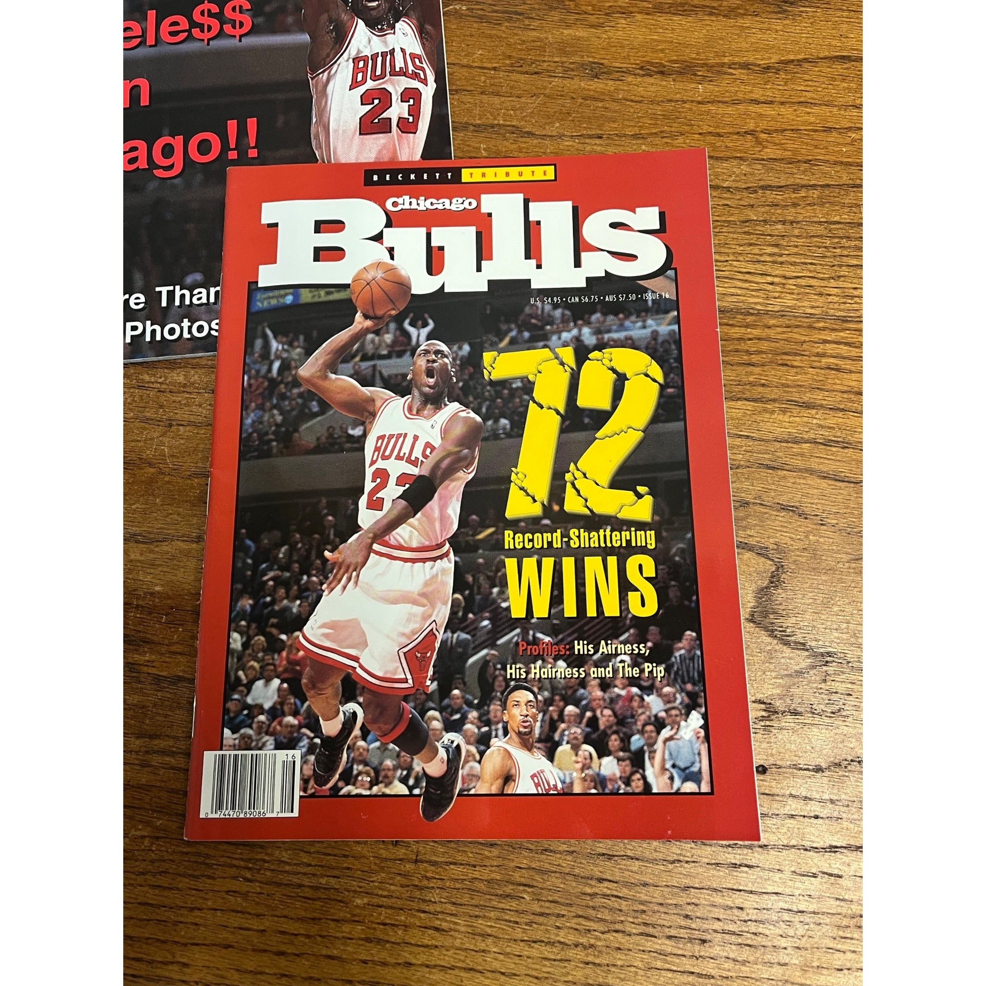 Vintage Michael Jordan Magazines (2) Bulls Beckett Tribute 1996 Collector Series