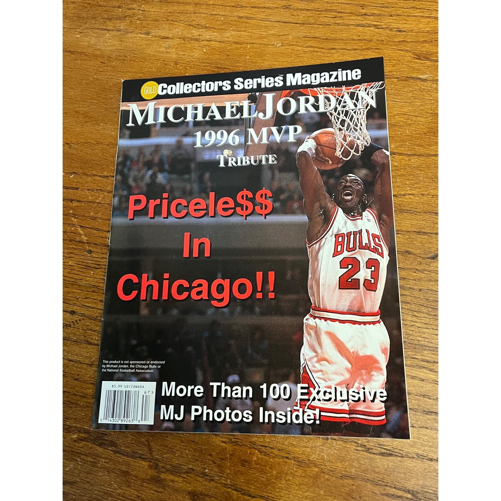 Vintage Michael Jordan Magazines (2) Bulls Beckett Tribute 1996 Collector Series