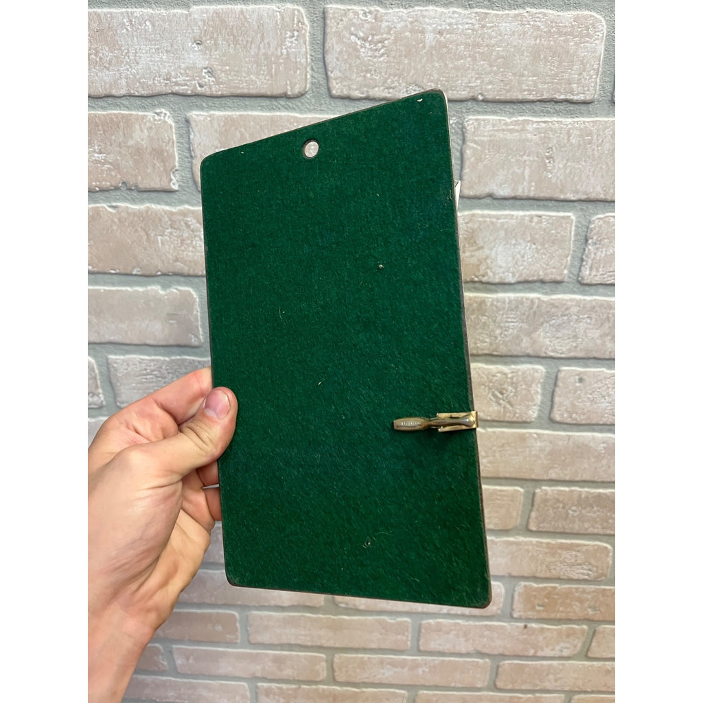 Vintage WFON Radio Fond du Lac Wisconsin Advertising Clipboard & Tie Clip Pin