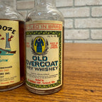 Vintage Novelty Bottles Daniel Booze Kentucky Feud Oil & Overcoat Par Beverage