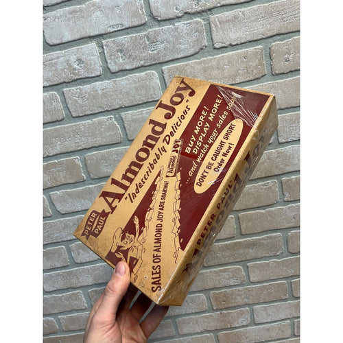 Vintage Almond Joy Peter Paul Candy Bar Store Display Advertising Empty Box