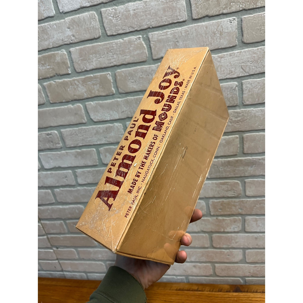 Vintage Almond Joy Peter Paul Candy Bar Store Display Advertising Empty Box