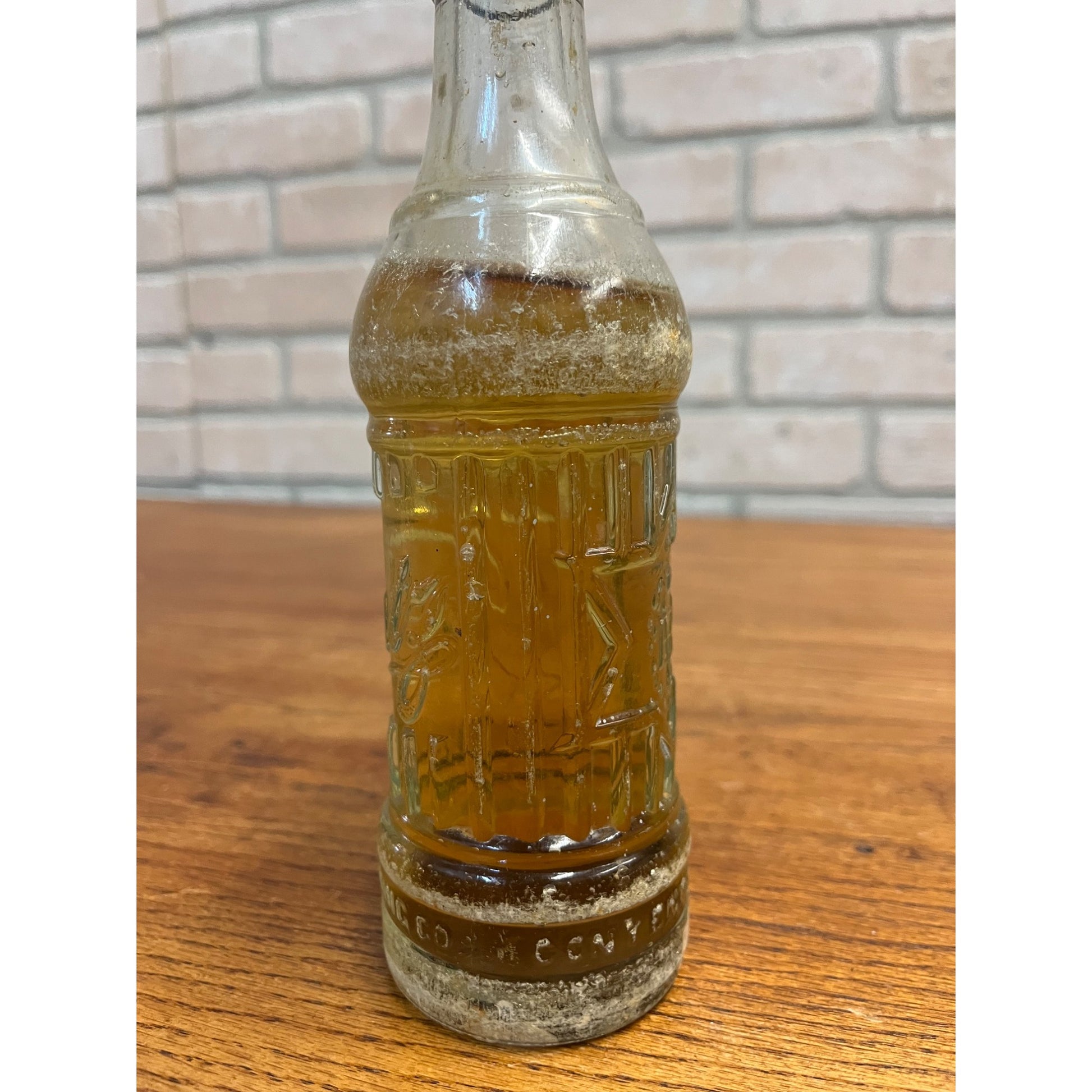 Vintage Blatz Prohibition Era Soda Bottle Embossed FULL Bottle Milwaukee 12oz