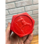 Vintage 1960s Child's Guidance Dolphin Puzzle Plastic Stacking Ring Toy + Cups