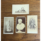 Original Carte de Visite CDV Statues: Innocent Love Cupid, Ino & Bacchus, Angels