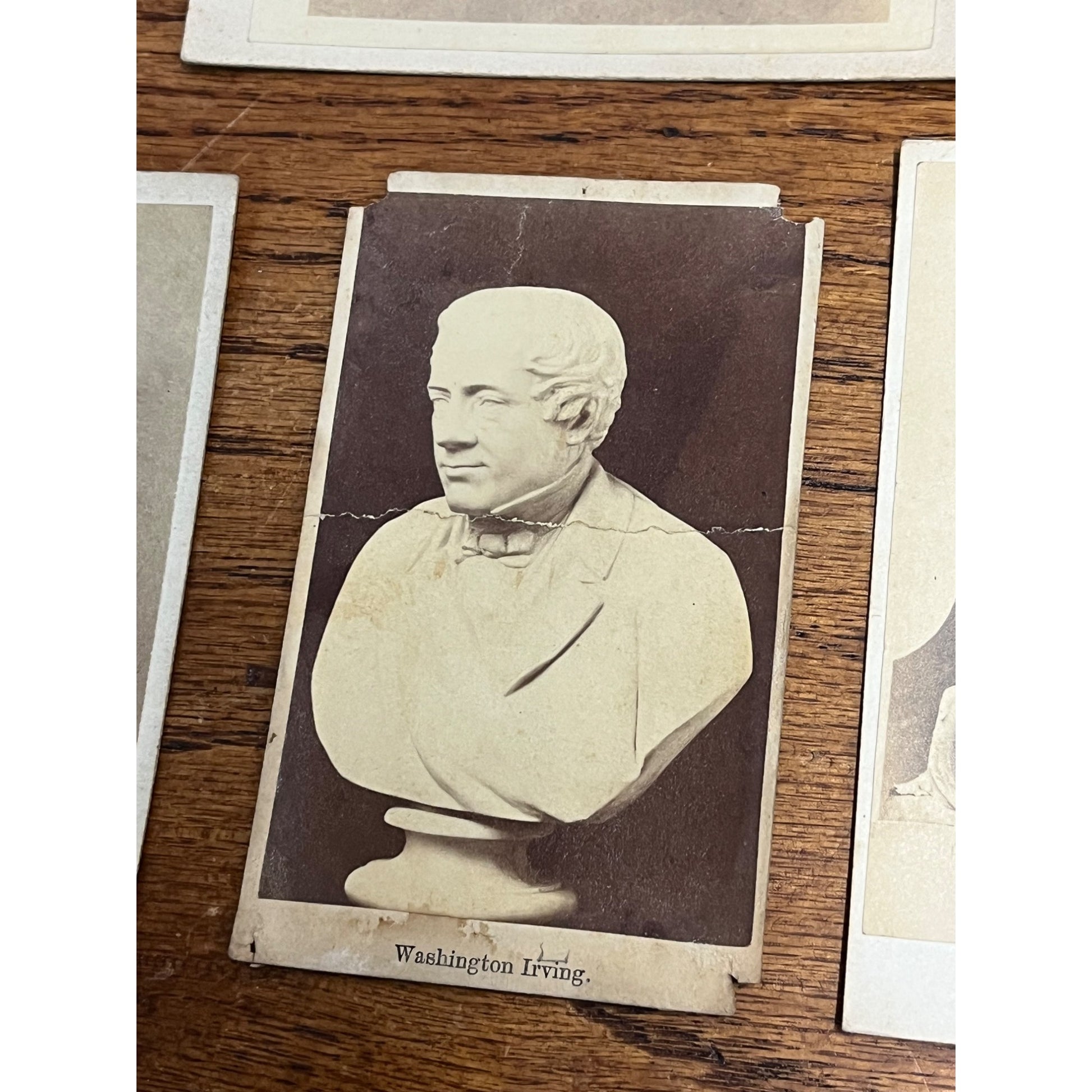 Original Carte de Visite CDV Statues: Innocent Love Cupid, Ino & Bacchus, Angels