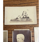 Original Carte de Visite CDV Statues: Innocent Love Cupid, Ino & Bacchus, Angels